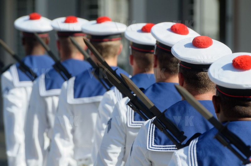 Passation de commandement a la Base Navale de La Reunion