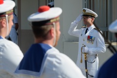 Passation de commandement a la Base Navale de La Reunion