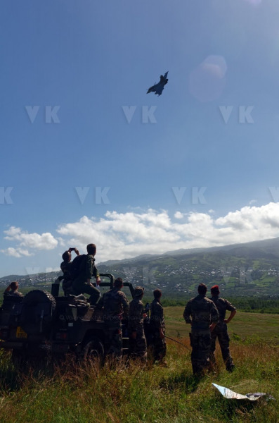Demonstration avion militaire RAFALE