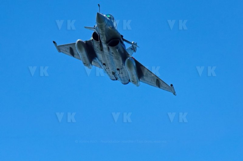 Demonstration avion militaire RAFALE