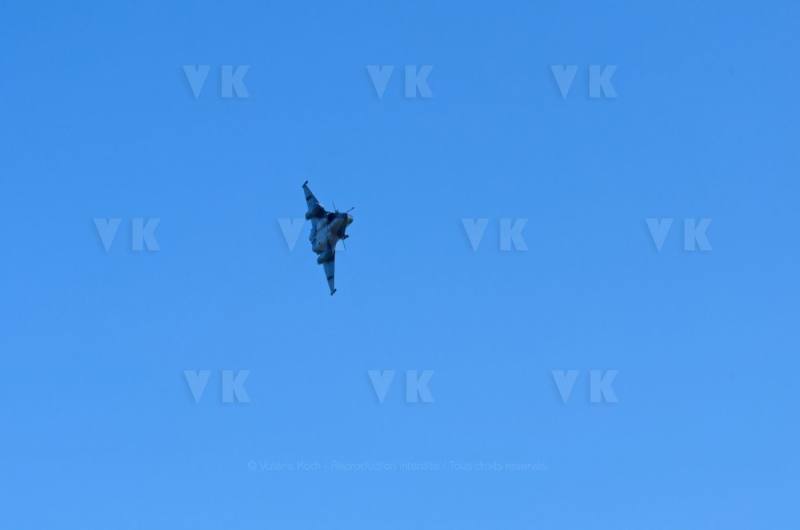 Demonstration avion militaire RAFALE