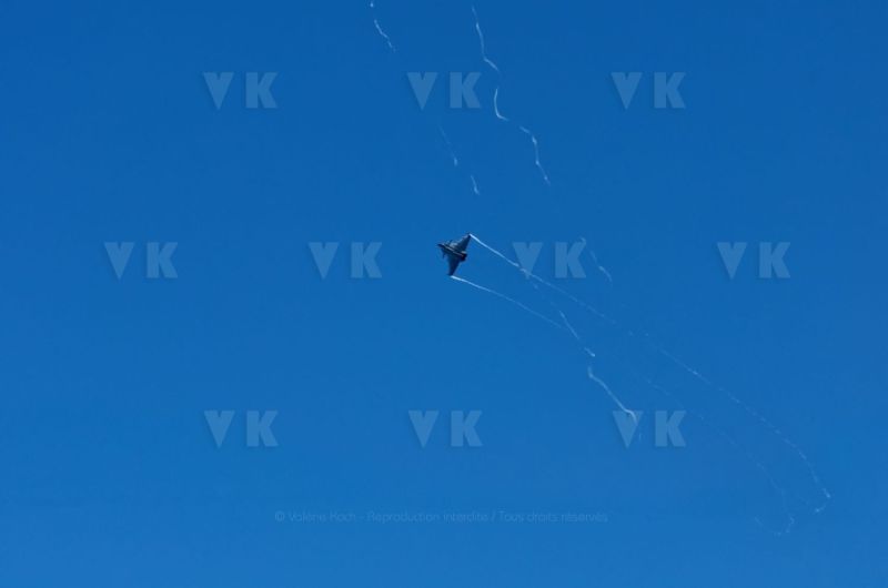 Demonstration avion militaire RAFALE