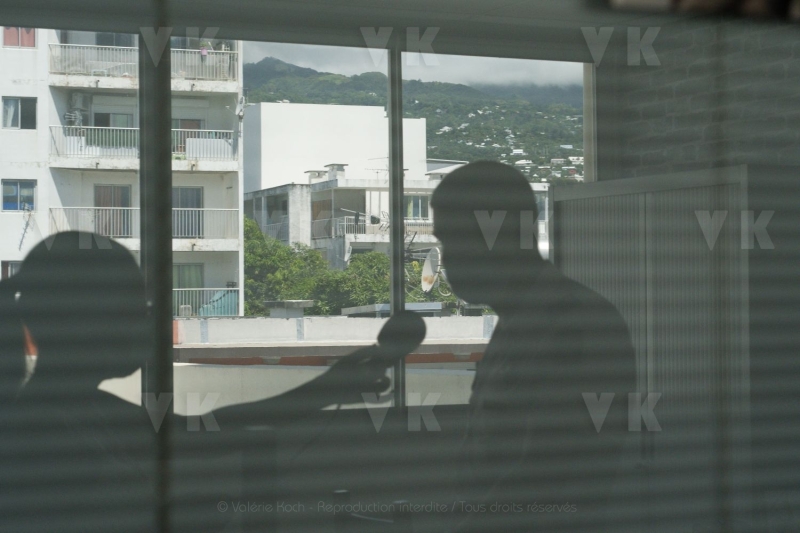 Inauguration a La Reunion du premier bureau de recrutement de la Legion Etrangere. Inauguration in Reunion of the first recruitment office of the Foreign Legion.