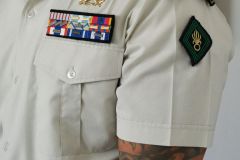 Inauguration a La Reunion du premier bureau de recrutement de la Legion Etrangere. Inauguration in Reunion of the first recruitment office of the Foreign Legion.