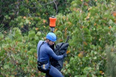 Recuperation d'armes en embouchure de riviere par la gendarmerie