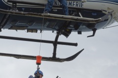 Recuperation d'armes en embouchure de riviere par la gendarmerie