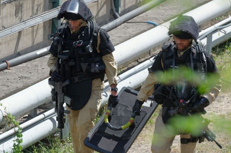 Risque NRBC : les gendarmes du GPI s'entrainent