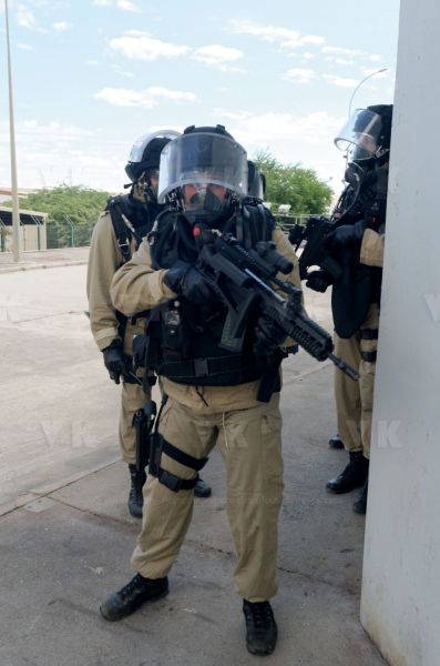 Risque NRBC : les gendarmes du GPI s'entrainent