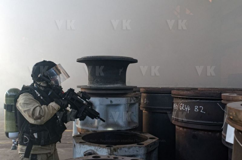 Risque NRBC : les gendarmes du GPI s'entrainent