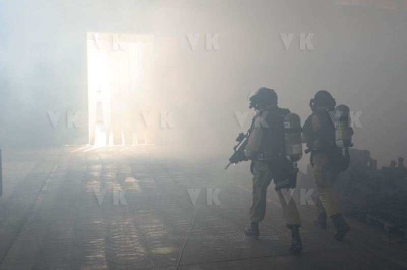 Risque NRBC : les gendarmes du GPI s'entrainent