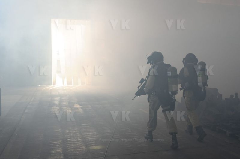 Risque NRBC : les gendarmes du GPI s'entrainent