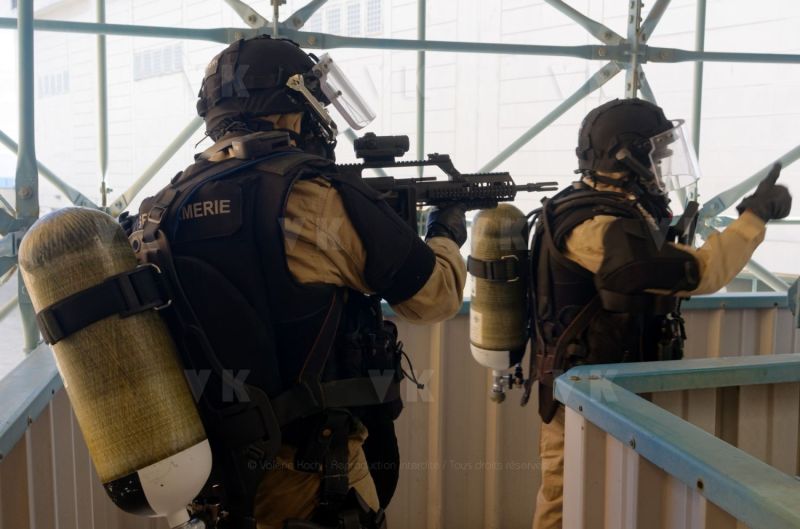 Risque NRBC : les gendarmes du GPI s'entrainent