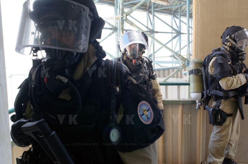 Risque NRBC : les gendarmes du GPI s'entrainent