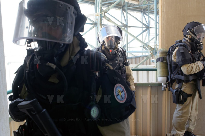 Risque NRBC : les gendarmes du GPI s'entrainent