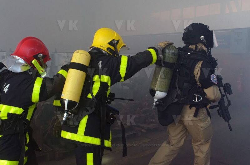 Risque NRBC : les gendarmes du GPI s'entrainent