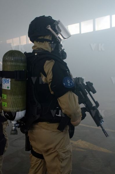 Risque NRBC : les gendarmes du GPI s'entrainent