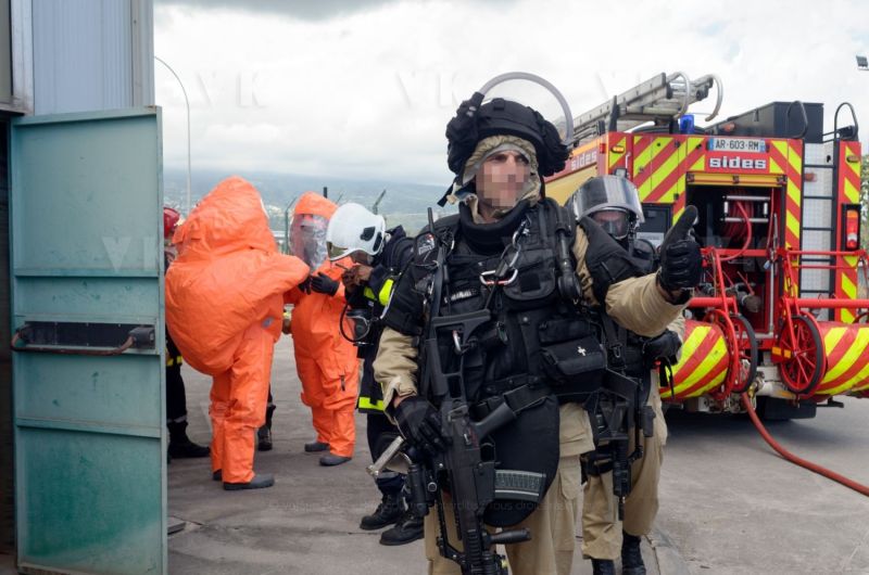Risque NRBC : les gendarmes du GPI s'entrainent