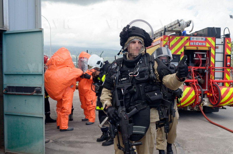 Risque NRBC : les gendarmes du GPI s'entrainent