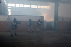 Risque NRBC : les gendarmes du GPI s'entrainent