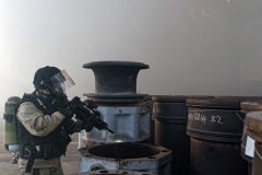 Risque NRBC : les gendarmes du GPI s'entrainent