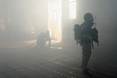 Risque NRBC : les gendarmes du GPI s'entrainent