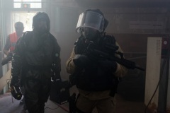 Risque NRBC : les gendarmes du GPI s'entrainent