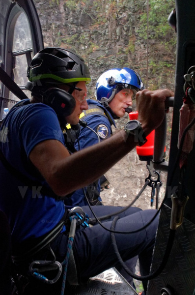 Operation de sauvetage avec le PGHM et la SAG