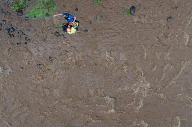 Operation de sauvetage avec le PGHM et la SAG