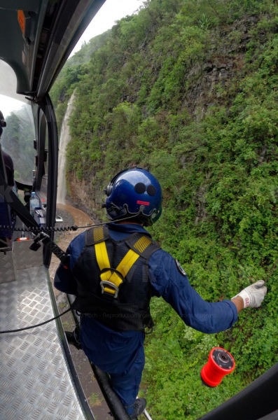 Operation de sauvetage avec le PGHM et la SAG