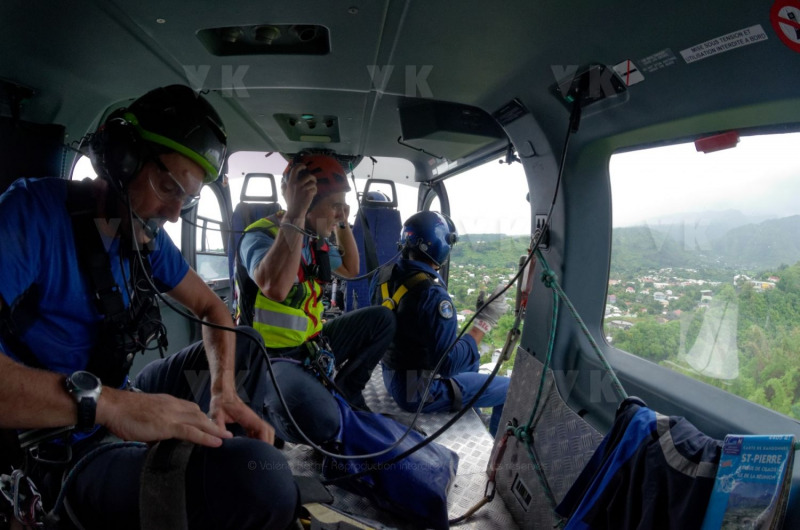 Operation de sauvetage avec le PGHM et la SAG