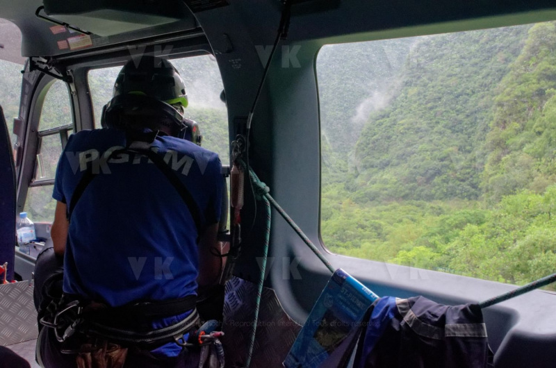 Operation de sauvetage avec le PGHM et la SAG