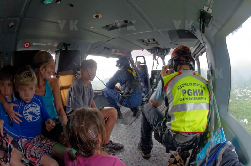 Operation de sauvetage avec le PGHM et la SAG