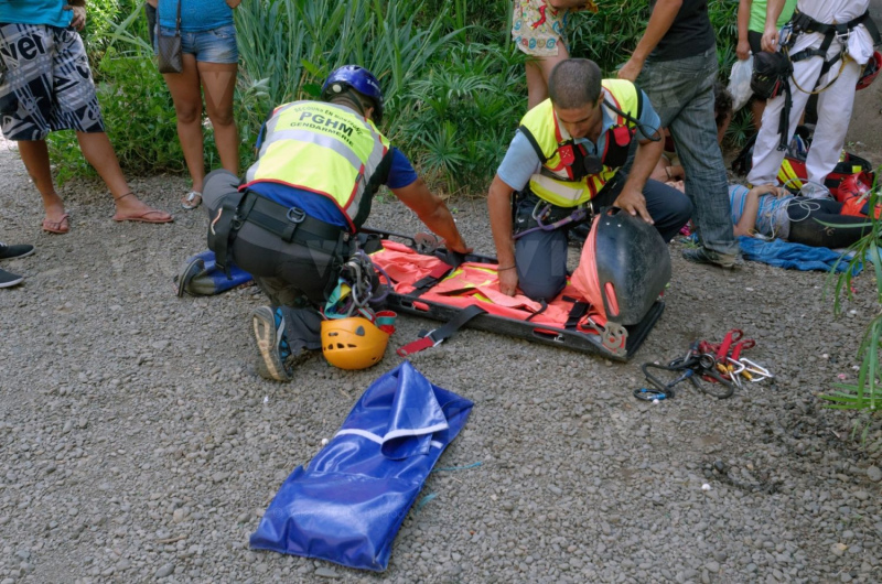 Secours en bassin avec le PGHM