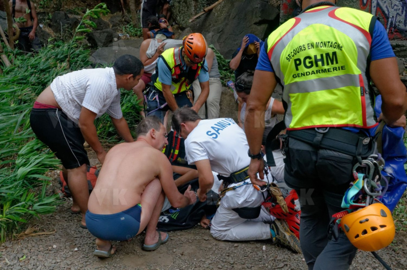 Secours en bassin avec le PGHM