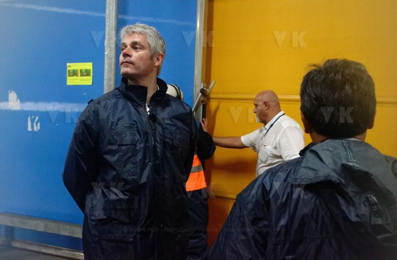 Laurent Wauquiez en deplacement a La Reunion