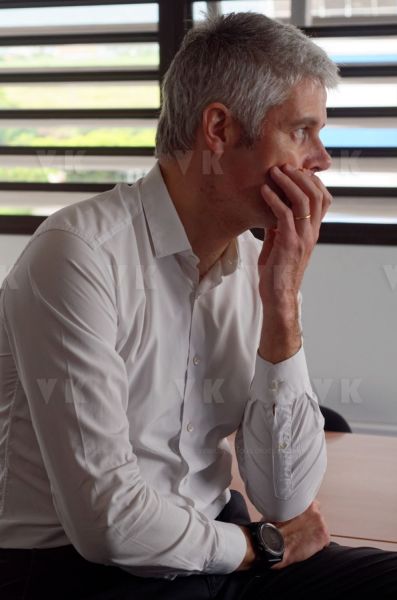 Laurent Wauquiez en deplacement a La Reunion