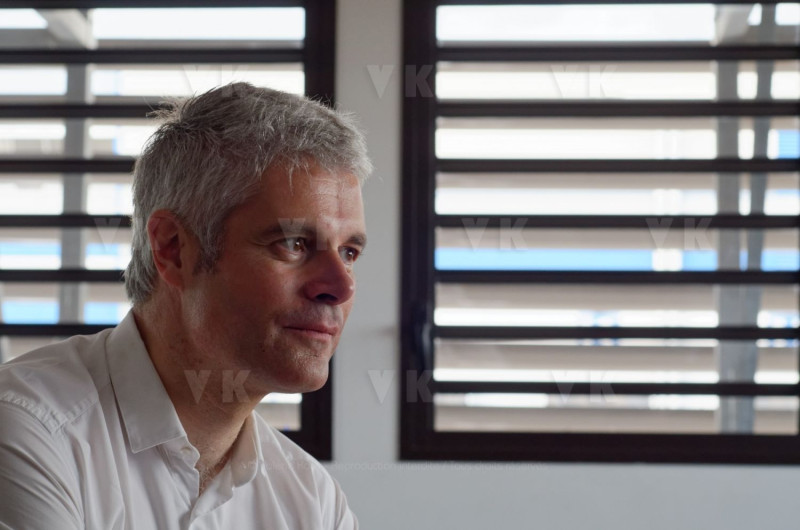 Laurent Wauquiez en deplacement a La Reunion