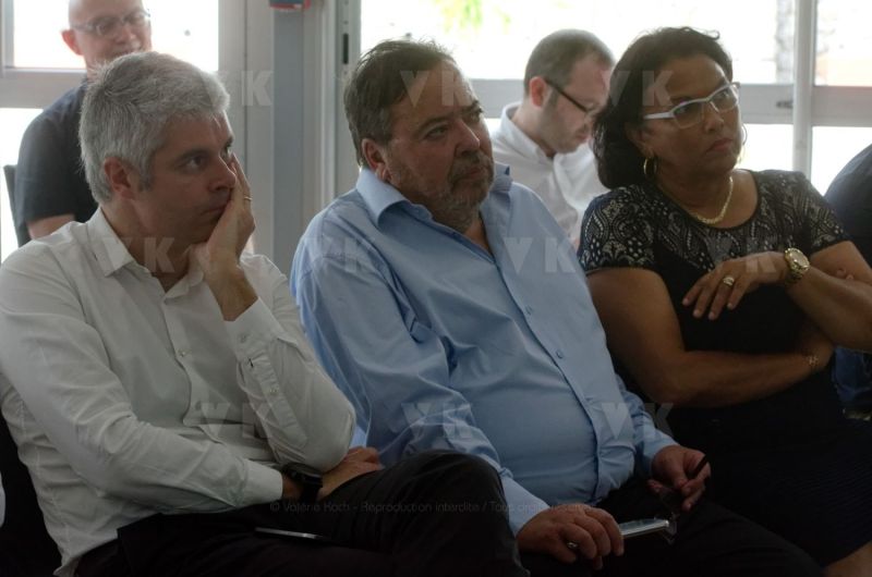 Laurent Wauquiez en deplacement a La Reunion