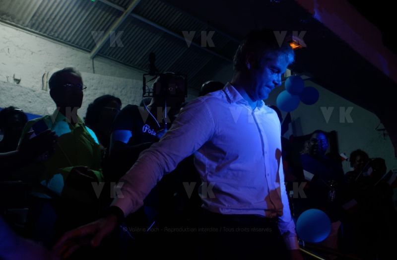 Laurent Wauquiez en deplacement a La Reunion