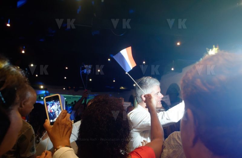 Laurent Wauquiez en deplacement a La Reunion