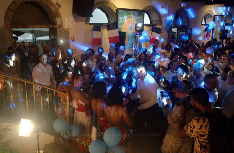 Laurent Wauquiez en deplacement a La Reunion