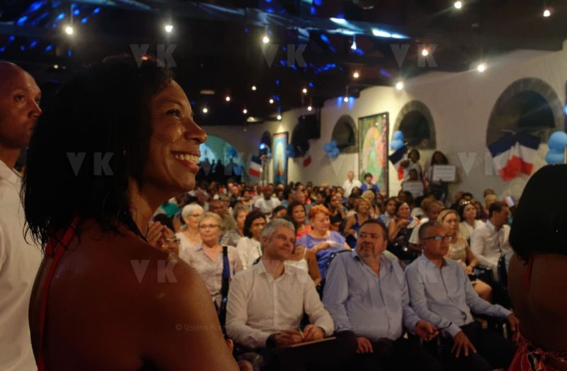 Laurent Wauquiez en deplacement a La Reunion