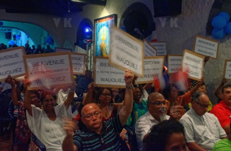 Laurent Wauquiez en deplacement a La Reunion