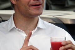 Laurent Wauquiez en deplacement a La Reunion