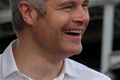 Laurent Wauquiez en deplacement a La Reunion