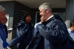 Laurent Wauquiez en deplacement a La Reunion