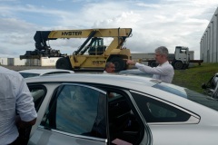 Laurent Wauquiez en deplacement a La Reunion