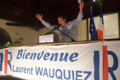 Laurent Wauquiez en deplacement a La Reunion