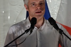 Laurent Wauquiez en deplacement a La Reunion