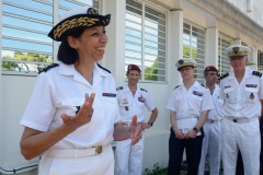 La directrice centrale du SSA au 2e RPIMa